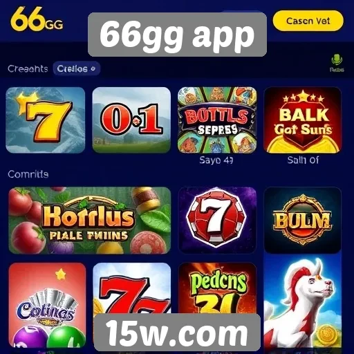 Jogos populares no 66gg app em destaque